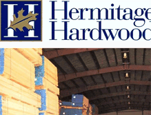 Tablet Screenshot of hermitagehardwood.com